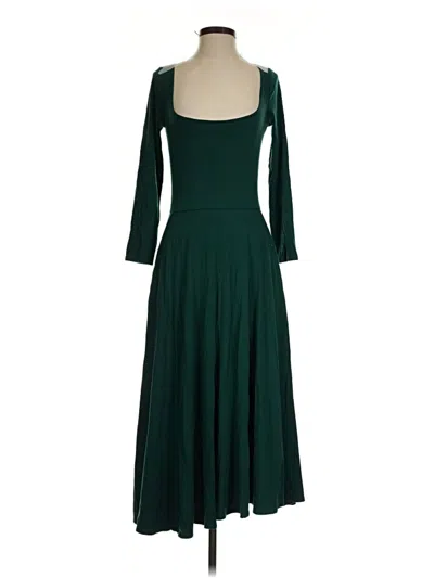 Pre-owned Reformation Jeans Casual Dress In Green