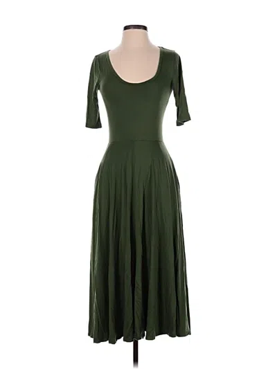 Pre-owned Reformation Jeans Casual Dress In Green