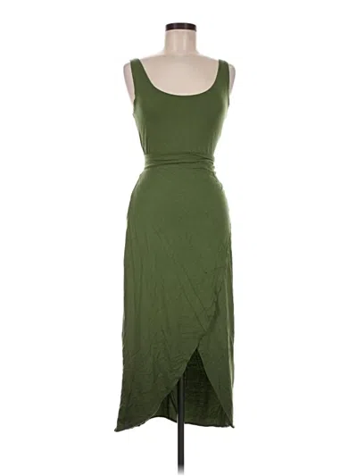 Pre-owned Reformation Jeans Casual Dress In Green