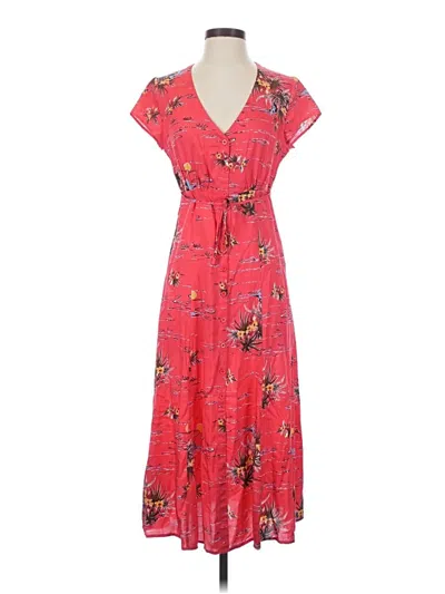 Pre-owned Reformation Jeans Casual Dress In Red