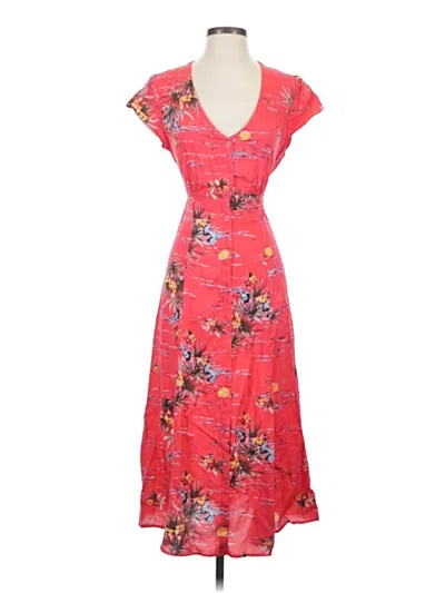 Pre-owned Reformation Jeans Casual Dress In Red