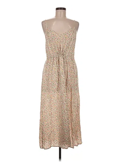 Pre-owned Reformation Jeans Casual Dress In Tan