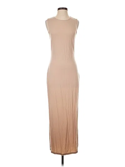 Pre-owned Reformation Jeans Casual Dress In Tan