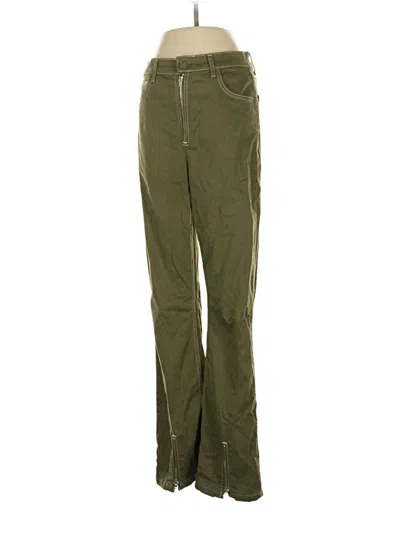 Pre-owned Reformation Jeans Casual Pants In Green