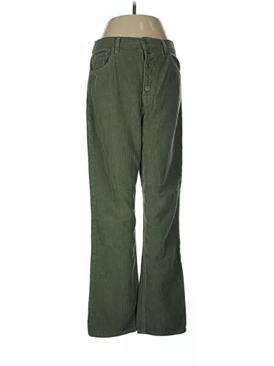 Pre-owned Reformation Jeans Casual Pants In Green