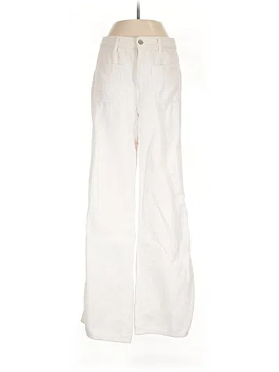 Pre-owned Reformation Jeans Casual Pants In Ivory