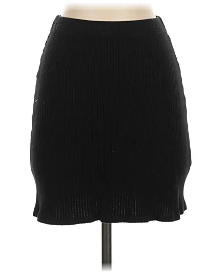 Pre-owned Reformation Jeans Casual Skirt In Black