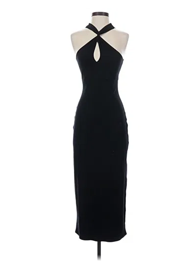 Pre-owned Reformation Jeans Cocktail Dress In Black