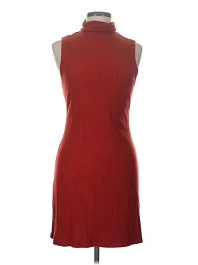 Pre-owned Reformation Jeans Cocktail Dress In Burgundy