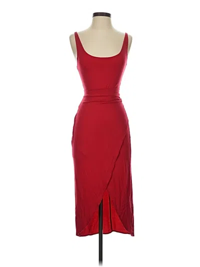 Pre-owned Reformation Jeans Cocktail Dress In Red