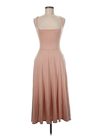 Pre-owned Reformation Jeans Cocktail Dress In Tan
