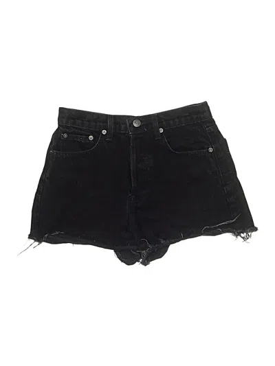 Pre-owned Reformation Jeans Denim Shorts In Black