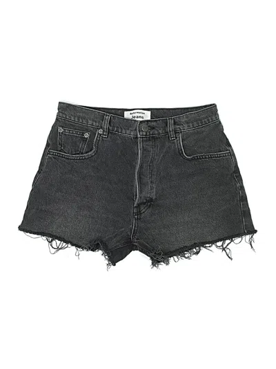 Pre-owned Reformation Jeans Denim Shorts In Black