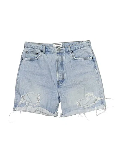 Pre-owned Reformation Jeans Denim Shorts In Blue