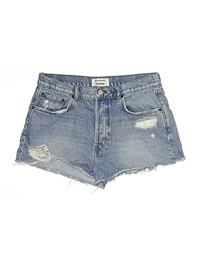Pre-owned Reformation Jeans Denim Shorts In Blue