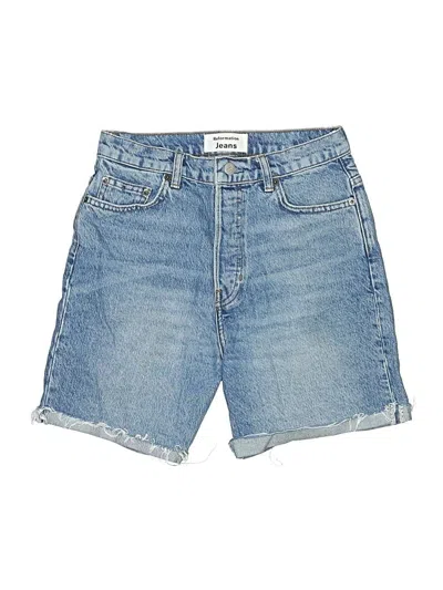 Pre-owned Reformation Jeans Denim Shorts In Blue