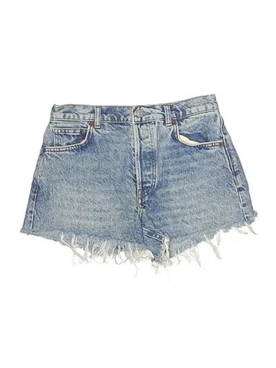 Pre-owned Reformation Jeans Denim Shorts In Blue