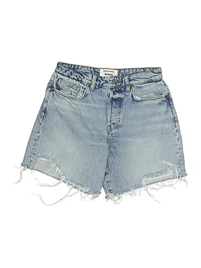Pre-owned Reformation Jeans Denim Shorts In Blue