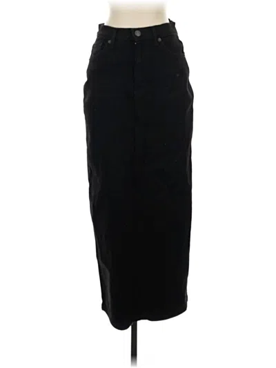 Pre-owned Reformation Jeans Formal Skirt In Black