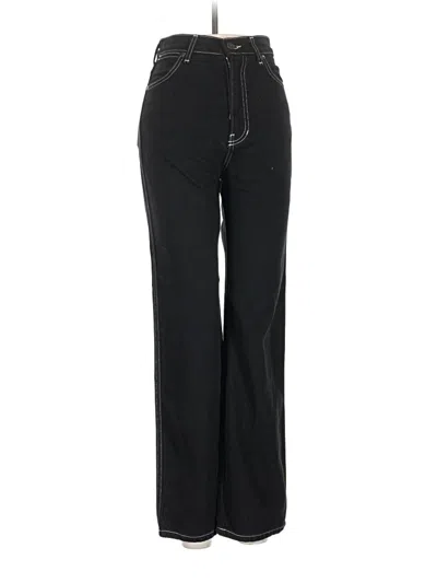 Pre-owned Reformation Jeans Jeans In Black