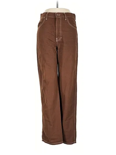 Pre-owned Reformation Jeans Jeans In Brown