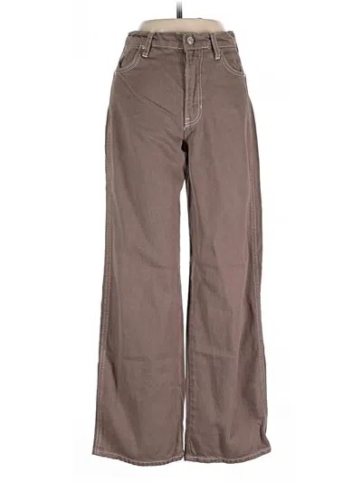 Pre-owned Reformation Jeans Jeans In Brown