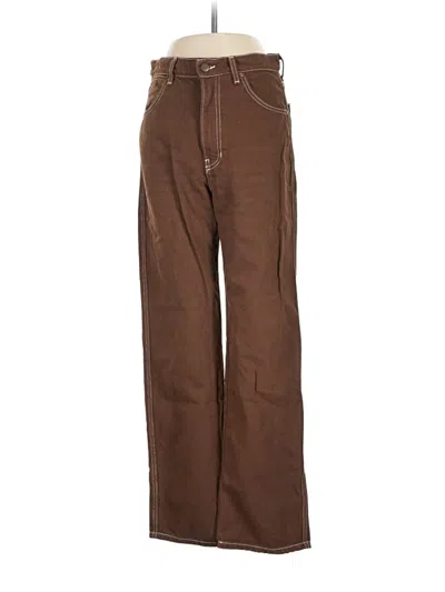 Pre-owned Reformation Jeans Jeans In Brown