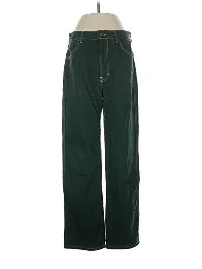 Pre-owned Reformation Jeans Jeans In Green