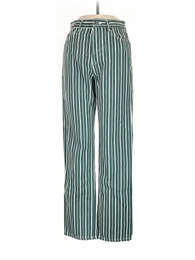Pre-owned Reformation Jeans Jeans In Green