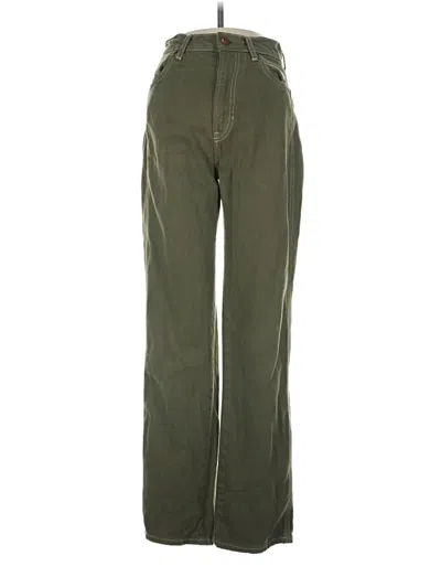 Pre-owned Reformation Jeans Jeans In Green