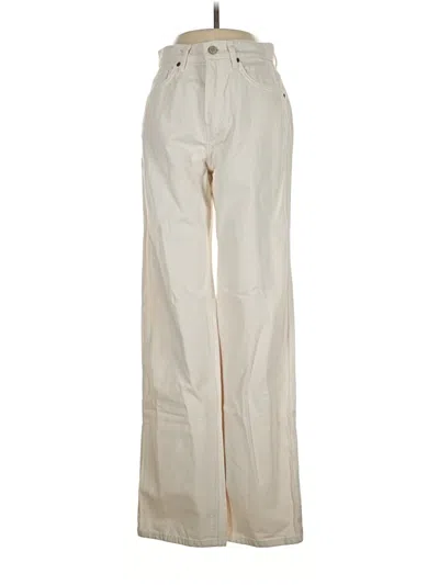 Pre-owned Reformation Jeans Jeans In Ivory