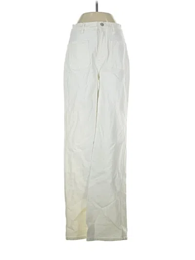 Pre-owned Reformation Jeans Jeans In Ivory