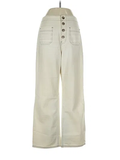 Pre-owned Reformation Jeans Jeans In Ivory