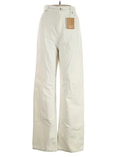 Pre-owned Reformation Jeans Jeans In Ivory