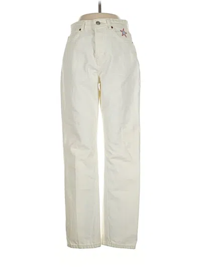 Pre-owned Reformation Jeans Jeans In Ivory