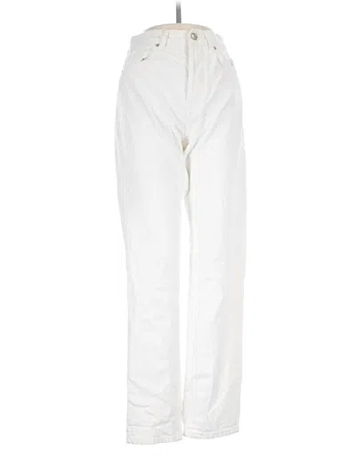 Pre-owned Reformation Jeans Jeans In Ivory