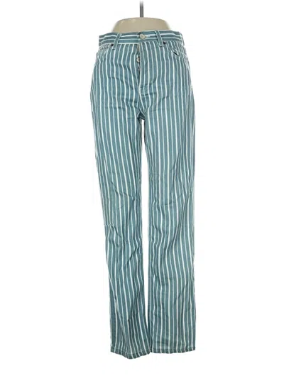 Pre-owned Reformation Jeans Jeans In Teal