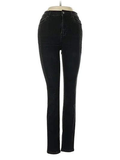 Pre-owned Reformation Jeans Jeggings In Black