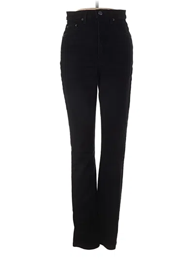 Pre-owned Reformation Jeans Jeggings In Black