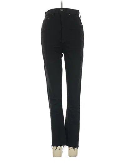 Pre-owned Reformation Jeans Jeggings In Black
