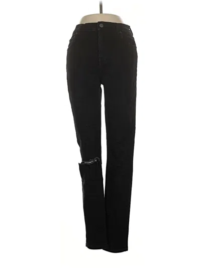 Pre-owned Reformation Jeans Jeggings In Black