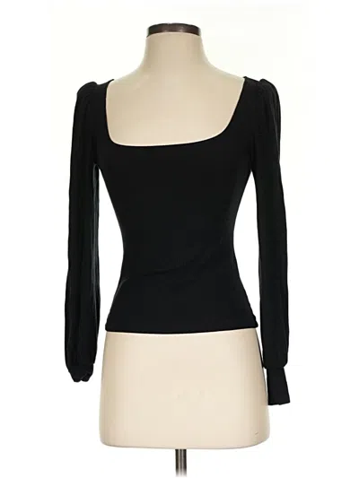 Pre-owned Reformation Jeans Long Sleeve Top In Black