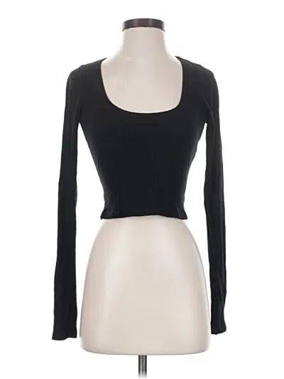 Pre-owned Reformation Jeans Long Sleeve Top In Black
