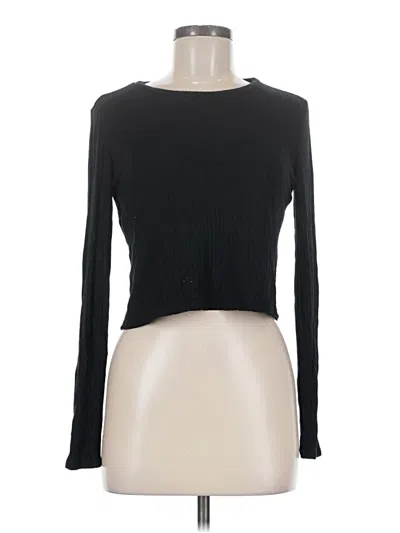 Pre-owned Reformation Jeans Long Sleeve Top In Black