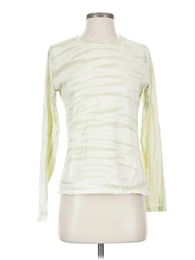 Pre-owned Reformation Jeans Long Sleeve T-shirt In Green