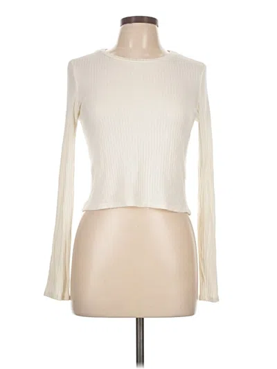 Pre-owned Reformation Jeans Long Sleeve Turtleneck In White