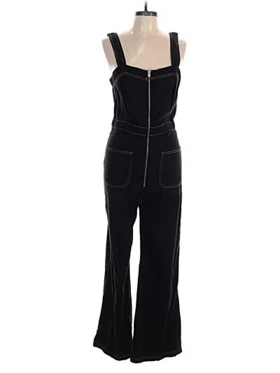Pre-owned Reformation Jeans Overalls In Black