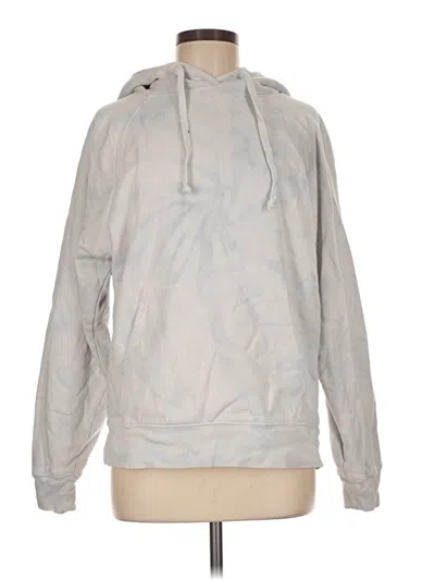 Pre-owned Reformation Jeans Pullover Hoodie In Silver