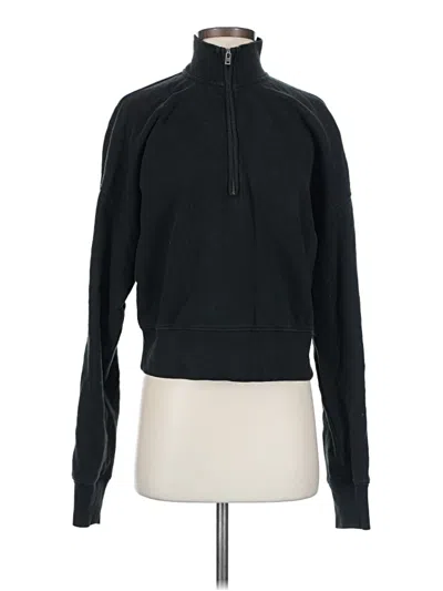 Pre-owned Reformation Jeans Pullover Sweater In Black