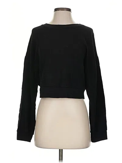 Pre-owned Reformation Jeans Pullover Sweater In Black